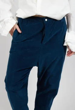 Umit Unal Trousers^Fine Cord Trousers in Blue