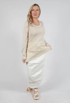 Rundholz Mainline Tops^Fine Knit T-Shirt in Galaxy Sparkle