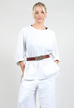 T.ba Belts^Fiore Belt in Brown