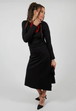 Beatrice B Dresses^Fit Dress in Black