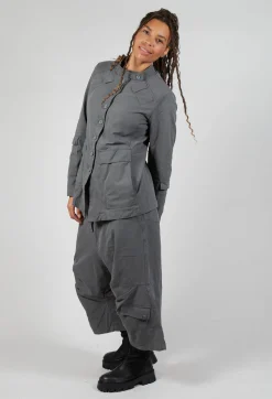Rundholz Black Label Jackets^Fitted Button Through Utility Jacket in Rock