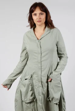 Rundholz Black Label Coats^Fitted Coat with Cargo Pockets in Defender