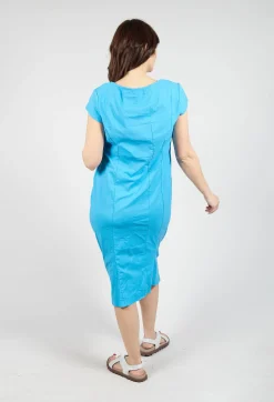 Rundholz Black Label Dresses^Fitted Dress with Cap Sleeves in Malibu