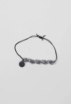 Pluslavie Bracelets^Five Beaded Marble Bracelet in Silver
