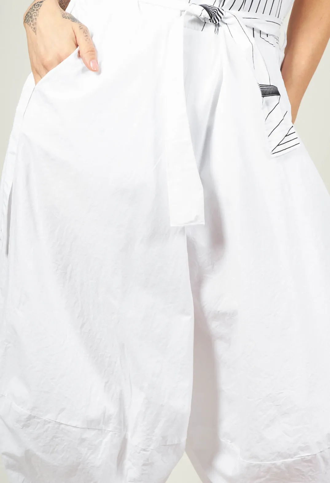 Xenia Design Jumpsuits^Five Overalls in White Black