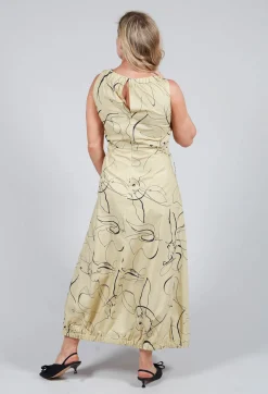Beatrice B Dresses^Flared Cotton Dress in Rabbit Print