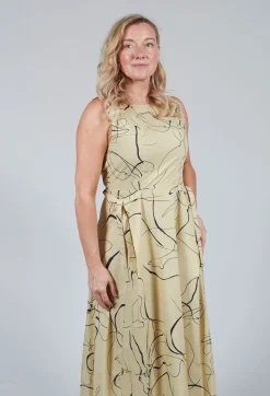 Beatrice B Dresses^Flared Cotton Dress in Rabbit Print