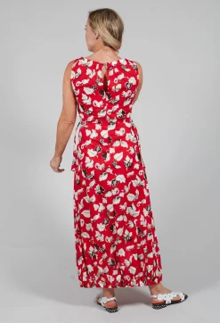 Beatrice B Dresses^Flared Cotton Dress in Squirrel Print