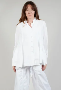 Rundholz Black Label Jackets^Flared Hem Tailored Jacket in White