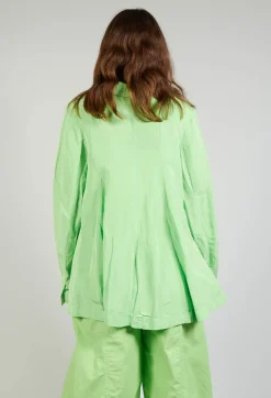 Rundholz Black Label Jackets^Flared Hem Tailored Jacket in Lime