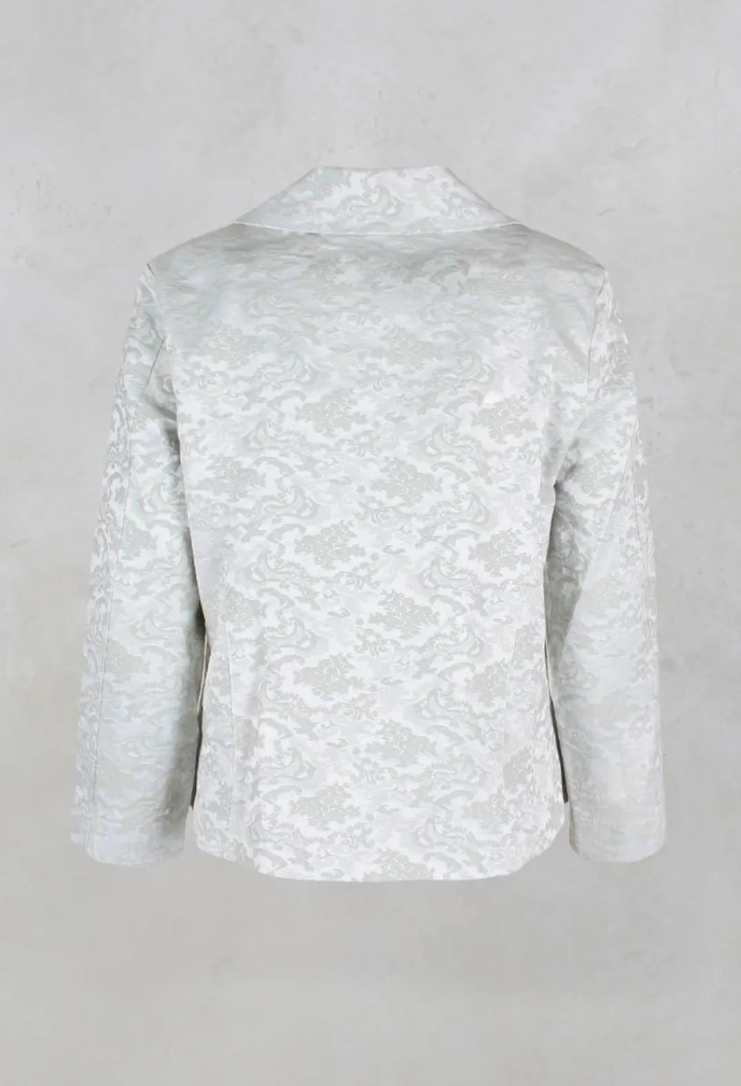 Out of Xile Jackets^Floral Jacquard Jacket in Mint