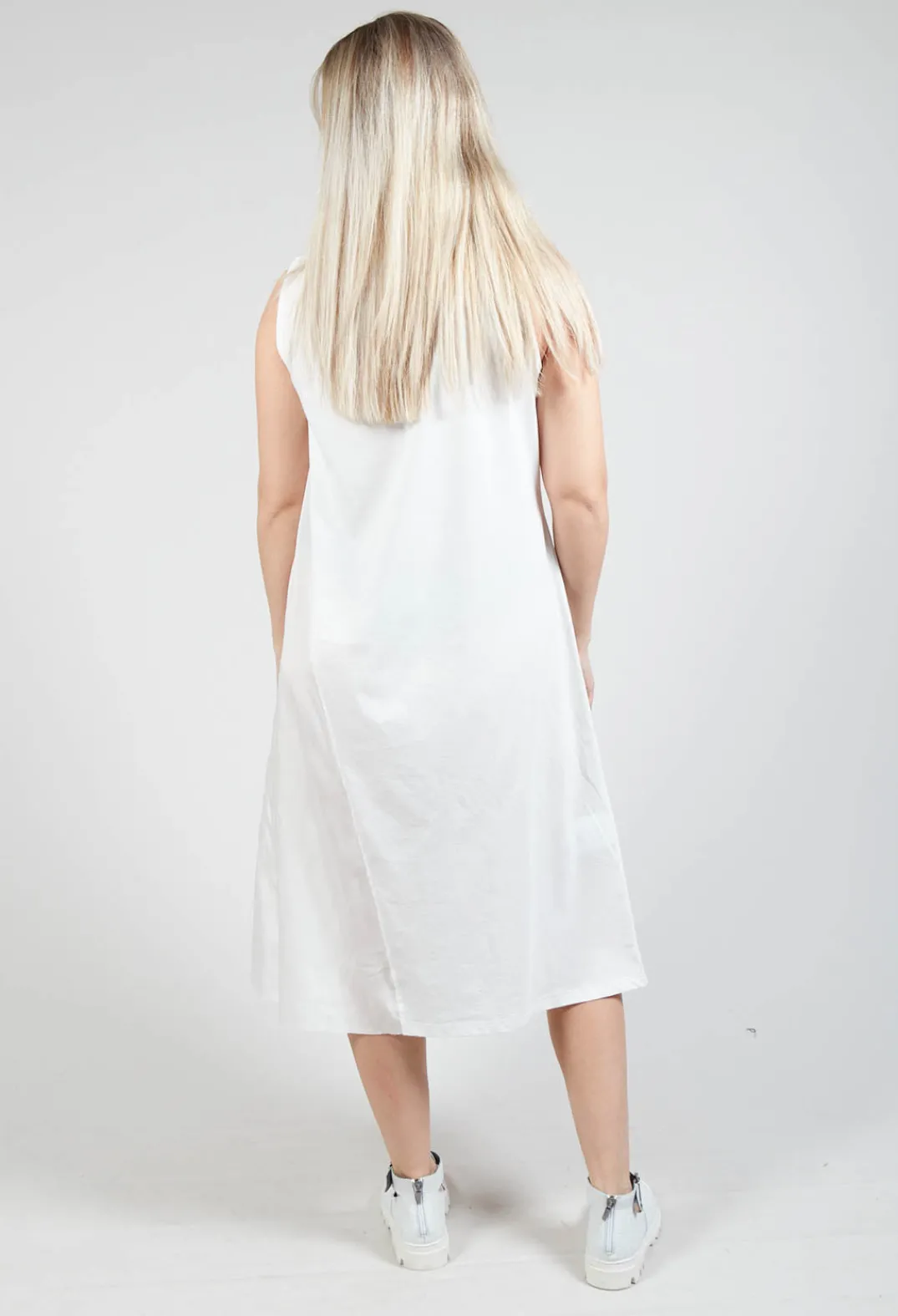 Rundholz Dip Dresses^Flower Print Graphic Dress in White Print