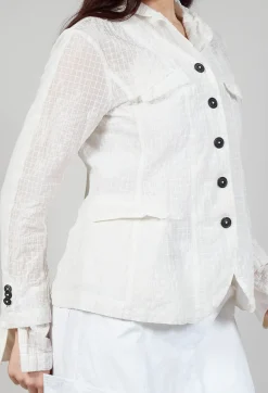 Rundholz Dip Jackets^Flower Print Jacket in Starwhite