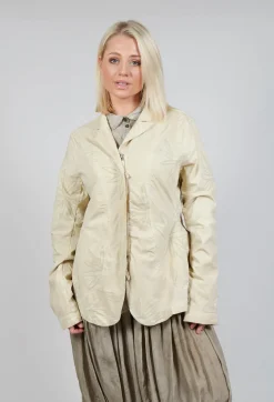 Rundholz Dip Jackets^Flower Print Open Jacket in Wax Flock Cloud