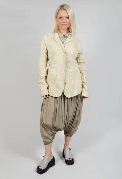 Rundholz Dip Jackets^Flower Print Open Jacket in Wax Flock Cloud