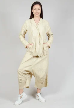Rundholz Dip Jackets^Flower Print Open Jacket in Wax Flock Cloud