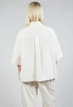 SOH Shirts & Blouses^Folded Pocket Shirt in Off White