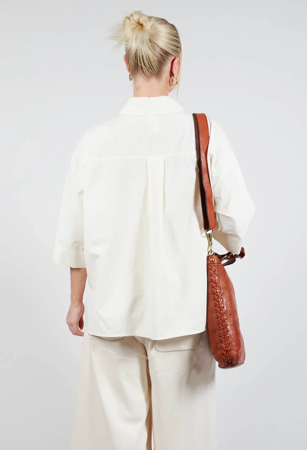 SOH Shirts & Blouses^Folded Pocket Shirt in Off White