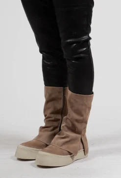 Lofina Boots^Foldover Boots in London Taupe 2