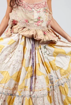 Magnolia Pearl Skirts^Friendship Quilt Skirt in Chickie