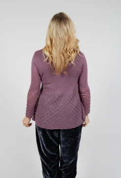 Traces of Me Tops^Frill Top Key Jumper in Heather