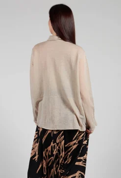 Moyuru Shirts & Blouses^Front Crop Shirt in Beige