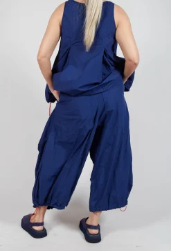 Rundholz Dip Trousers^Front Pleat Balloon Trousers with Toggle Cuffs in Ocean
