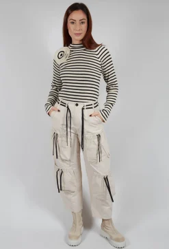 Bitte Kai Rand Trousers^Fukkura Poplin Pants with Tie-Strings in Beige