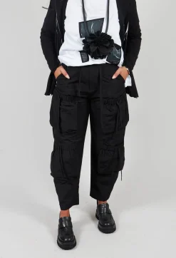 Bitte Kai Rand Trousers^Fukkura Poplin Pants with Tie-Strings in Black