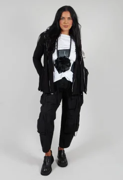 Bitte Kai Rand Trousers^Fukkura Poplin Pants with Tie-Strings in Black