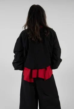 Bitte Kai Rand Jackets^Fukkura Poplin Short Jacket in Black