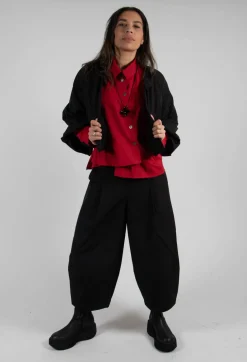Bitte Kai Rand Jackets^Fukkura Poplin Short Jacket in Black