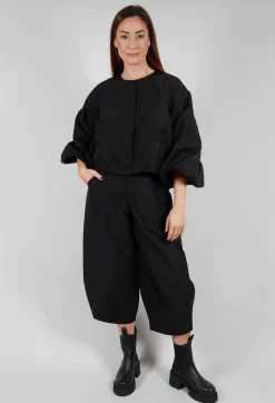 Bitte Kai Rand Jackets^Fukkura Poplin Short Jacket in Black