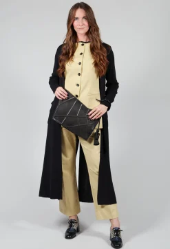 Beatrice B Jackets^Gabardine Waistcoat in Pear Sorbet