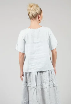 Ewa I Walla Shirts & Blouses^Gabriella Blouse in Ice Blue