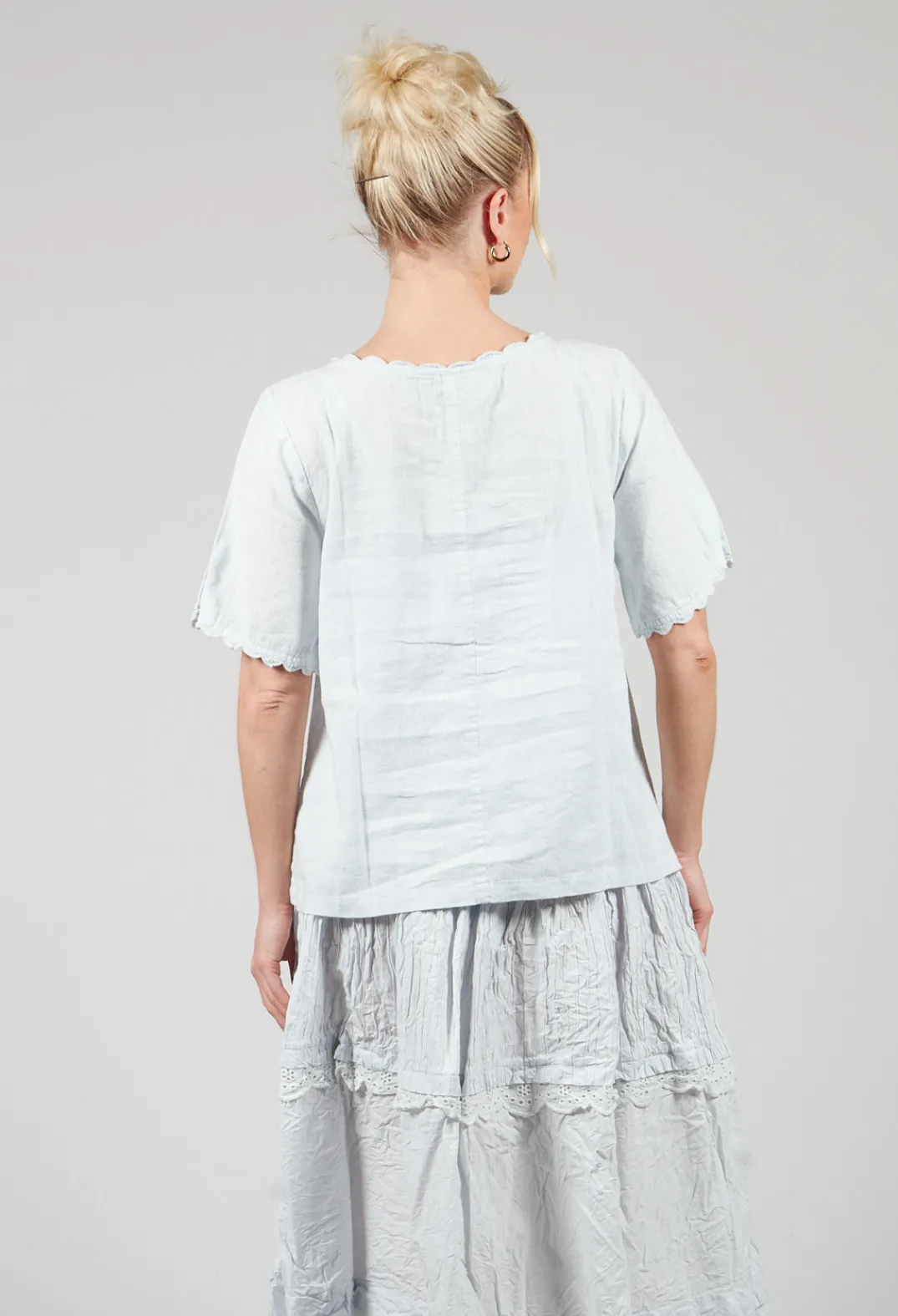 Ewa I Walla Shirts & Blouses^Gabriella Blouse in Ice Blue