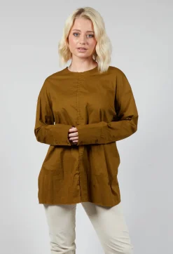Aequamente Co-ords & Suits^Gathered Back Top in Oliva