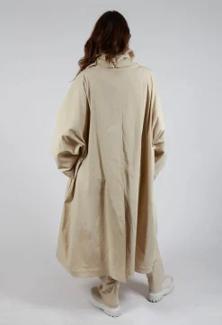 Rundholz Mainline Coats^Gathered Coat in Bone