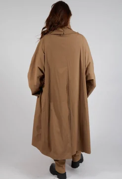Rundholz Mainline Coats^Gathered Coat in Camel