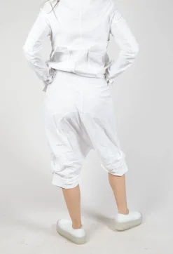 Rundholz Dip Trousers^Gathered Cropped Trousers in Semi Bleach