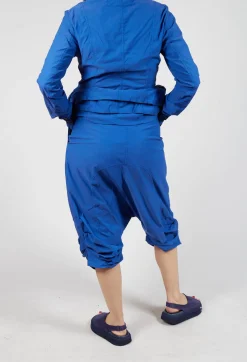 Rundholz Dip Trousers^Gathered Hem Cropped Trousers in Royal