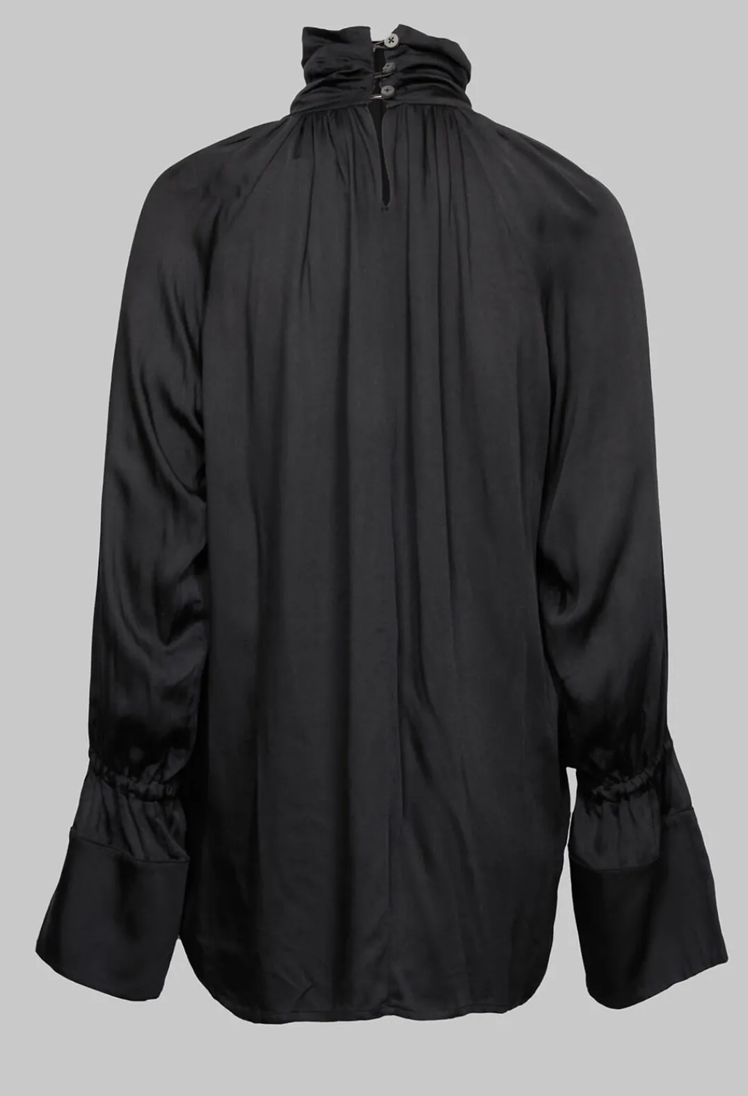 Nostra Santissima Shirts & Blouses^Gathered Neckline Shirt in Black