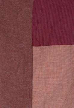 Spazioif Scarves^Gathered Scarf in Red/Burgundy
