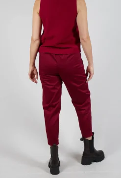 Elemente Clemente Trousers^Geisha Long Trousers in Scarlet