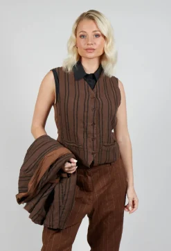 Hannoh Wessel Jackets^Gemma Gilet in Tobacco