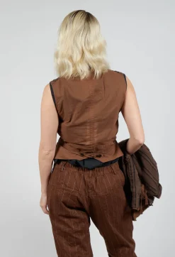 Hannoh Wessel Jackets^Gemma Gilet in Tobacco