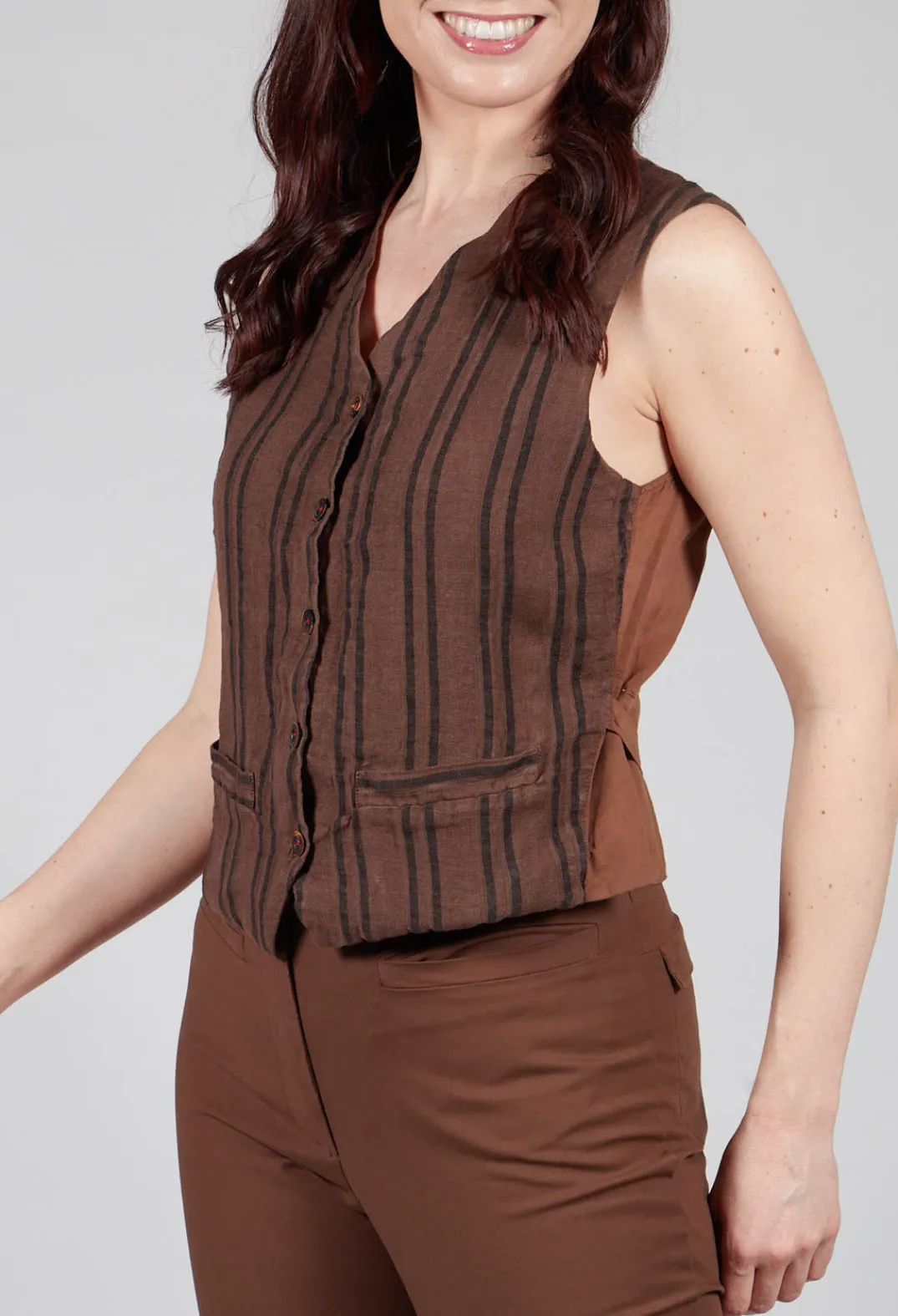 Hannoh Wessel Jackets^Gemma Gilet in Tobacco