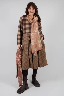 Les Ours Dresses^Geranium Dress in Laineu Carlaine