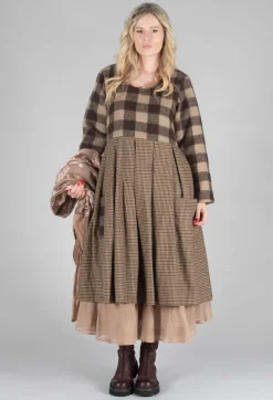 Les Ours Dresses^Geranium Dress in Laineu Carlaine