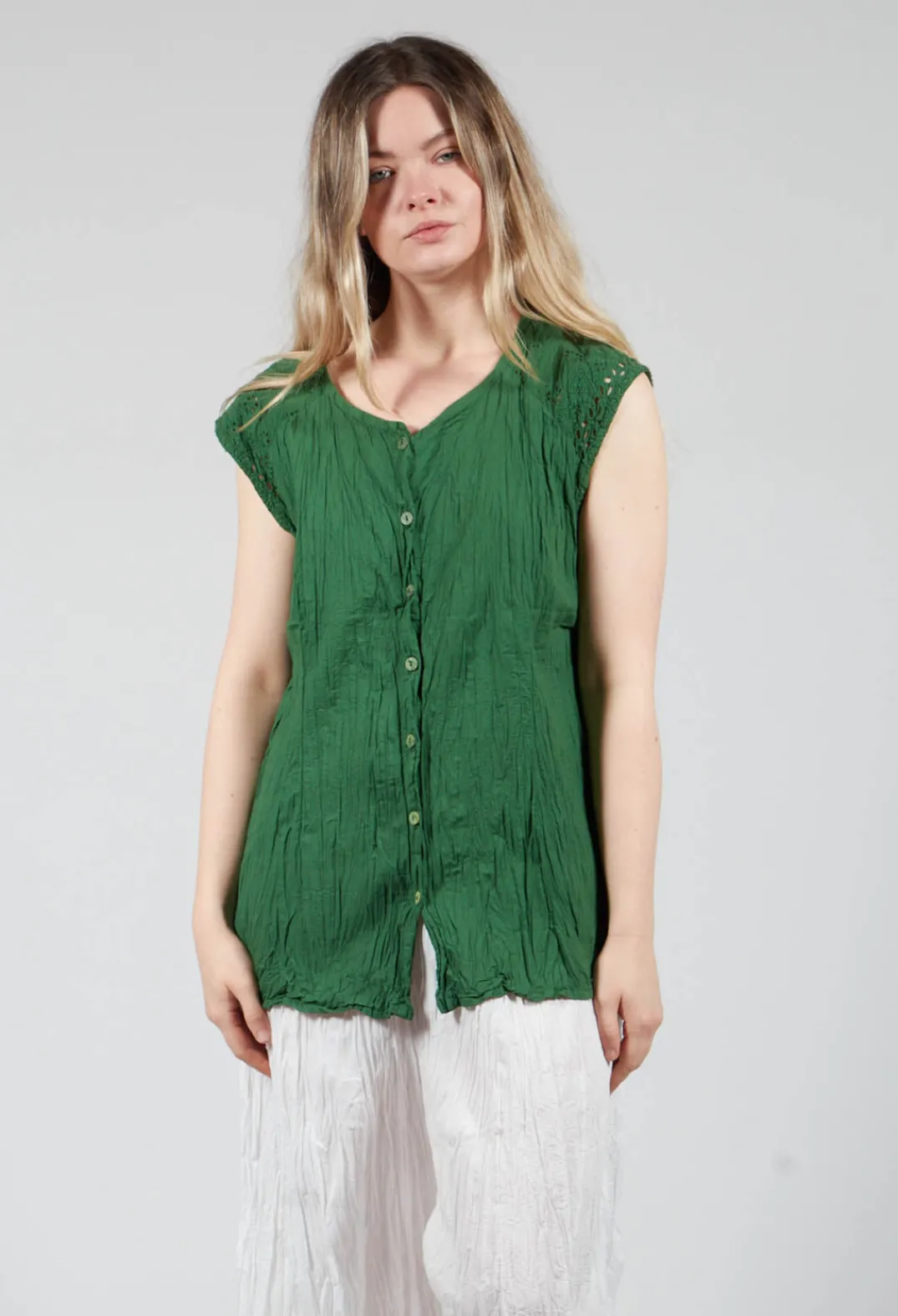 Privatsachen Shirts & Blouses^Geraniund Blouse in Gras Green